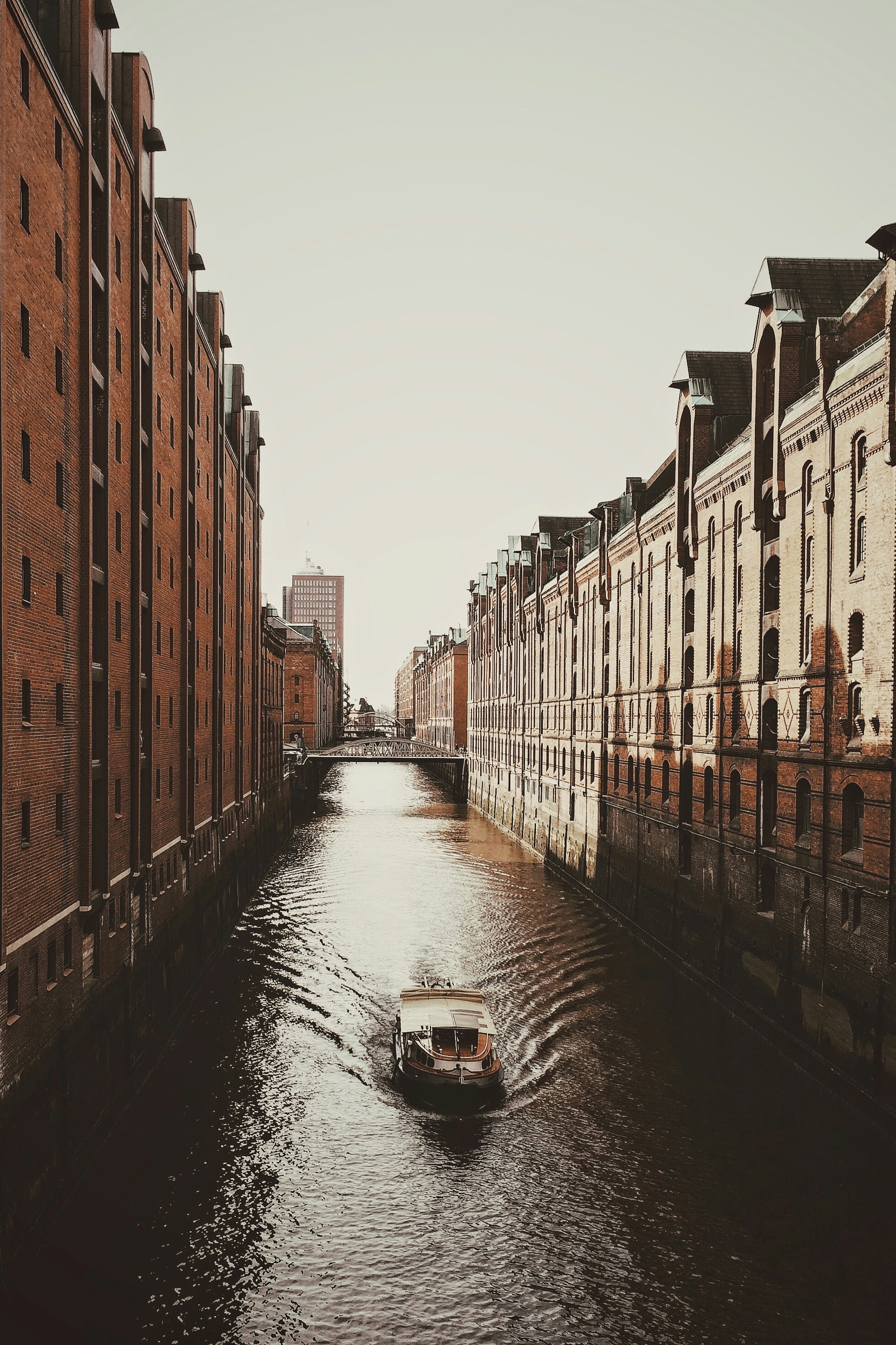 photo of boat on canal